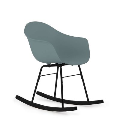 Chaise à bascule - Concept Entrope Diffusion - Ref: T-TA armchair Er rocking bleu